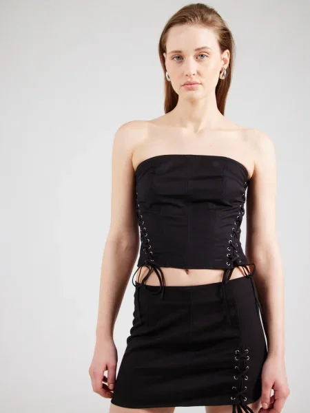 Monki Top negru