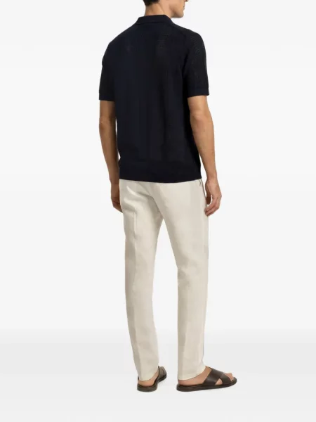Πλεκτό polo Orlebar Brown μπλε