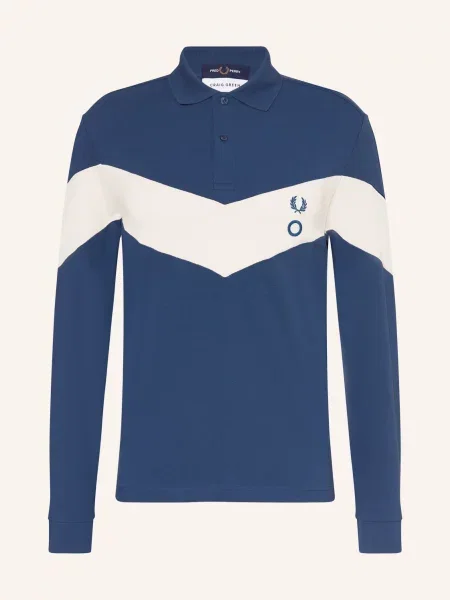 Fred Perry Piqué Polokošile tmavě / režná modrá