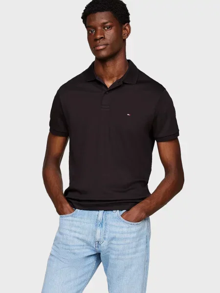 Поло Tommy Hilfiger чорне