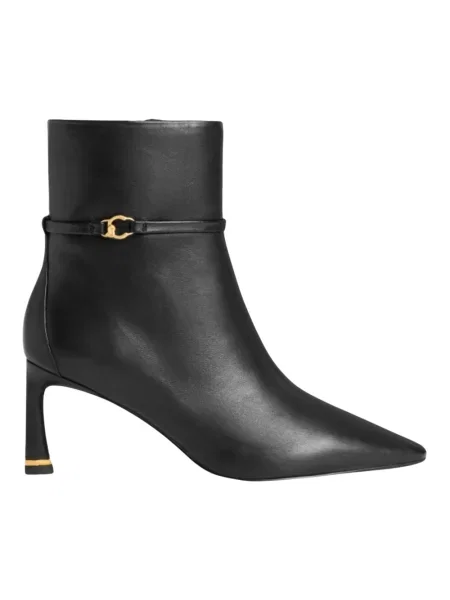 Buty do kostki Coccinelle skórzane czarne