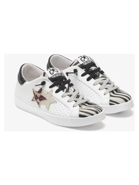 Sneakersy 2star skórzane białe