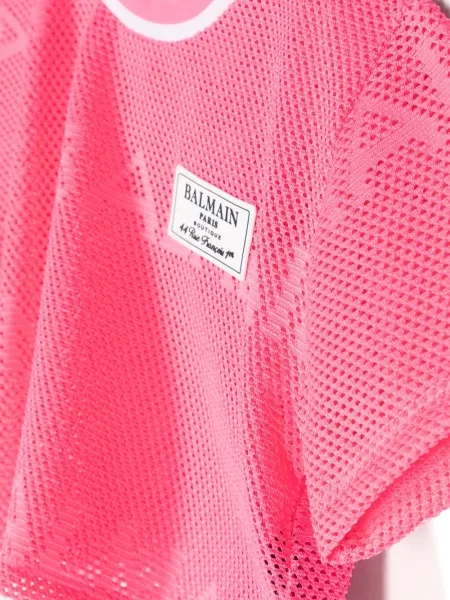 Dětské tričko Balmain růžové