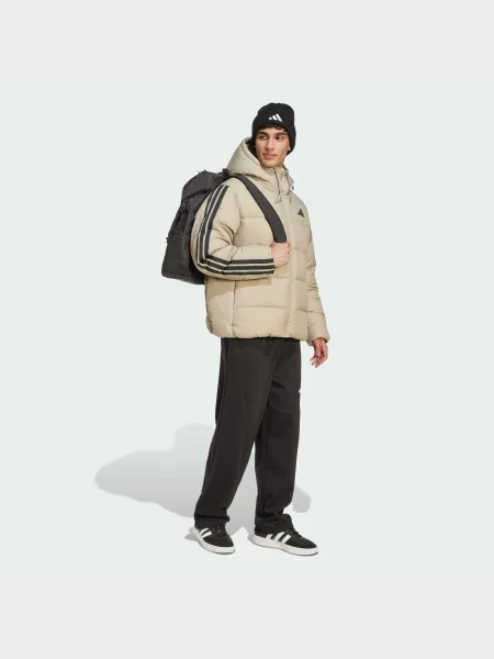 Пуховик Adidas зеленый