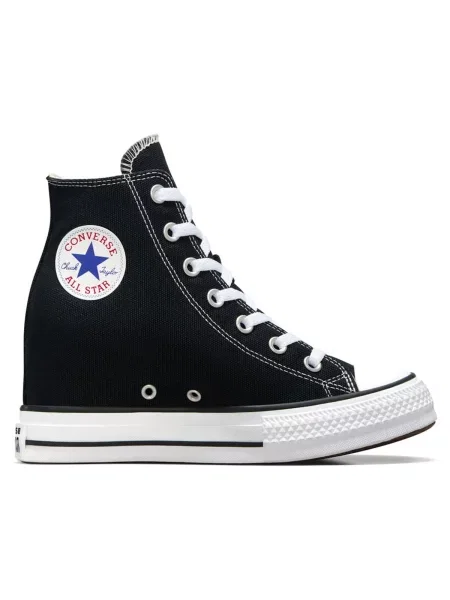 Členkové topánky Converse čierna