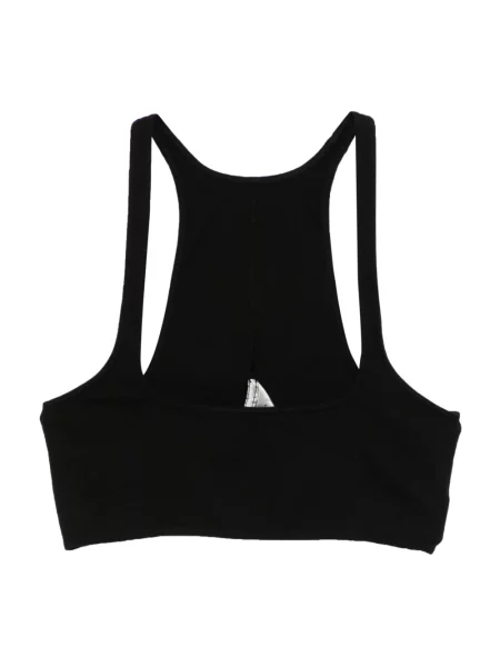 Top Rick Owens o skróconej długości czarny