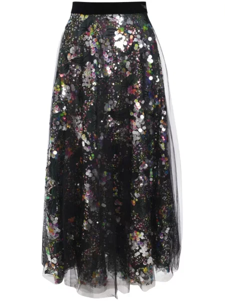 Fustă midi Talbot Runhof până la genunchi