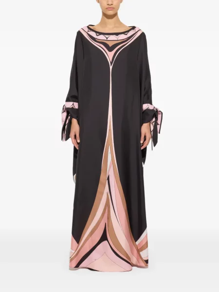 Rochie Pucci de mătase cu imagine negru