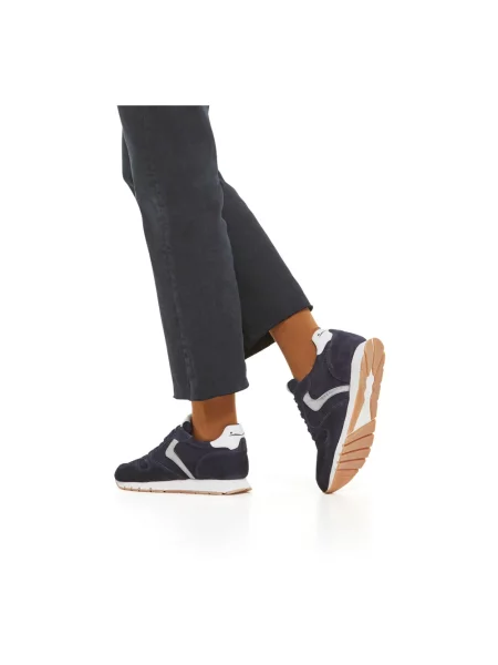 Sneakersy Voile Blanche zamszowe niebieskie