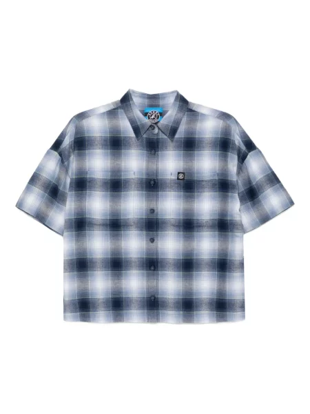 Koszula Sport B. By Agnès B. w kratkę niebieska