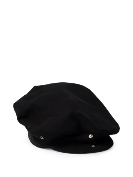 Șapcă Prada de catifea cord negru