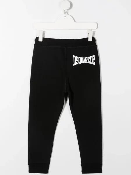 Spodnie dziecięce Dsquared2 czarne