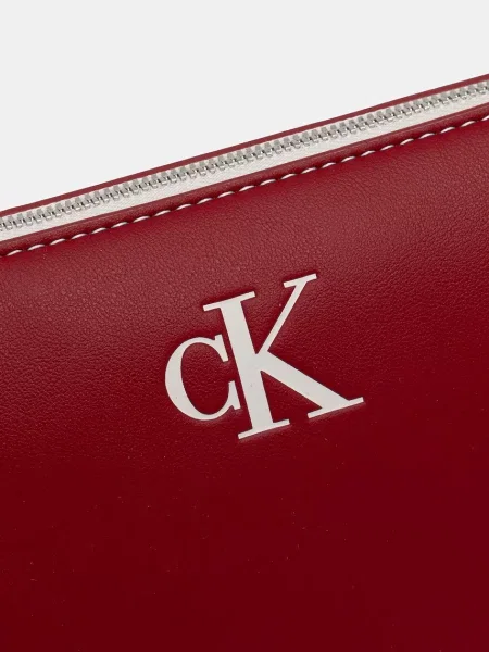 Calvin Klein női műbőr hobo táska piros