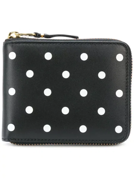 Portofel Comme Des Garçons Wallet cu buline negru