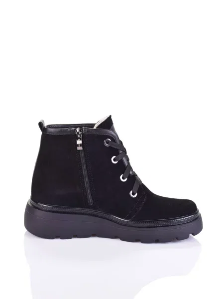 Замшевые ботинки Marco Piero черные