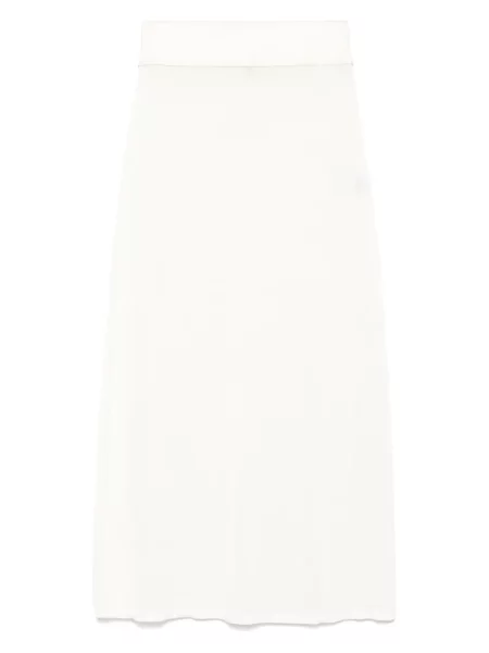 Dzianinowa spódnica Toteme biała
