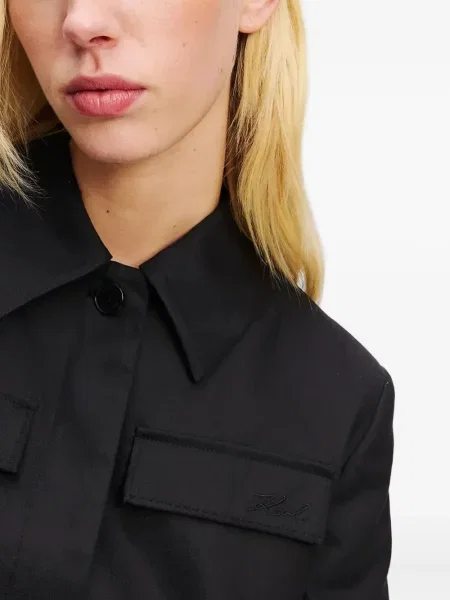 Decupat geacă Karl Lagerfeld negru