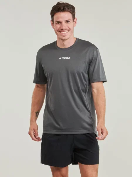 Adidas T-shirt Terrex Multi T-Shirt Crna siva