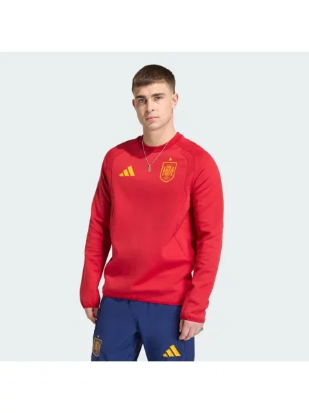 Sweter Spain Tiro Travel Crew czerwony