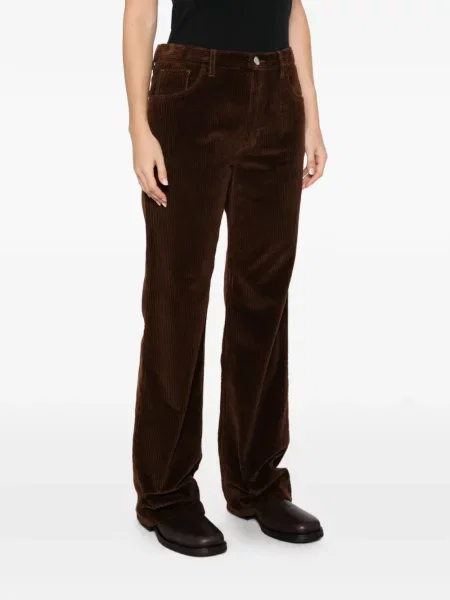 Pantaloni Marni de catifea cord maro