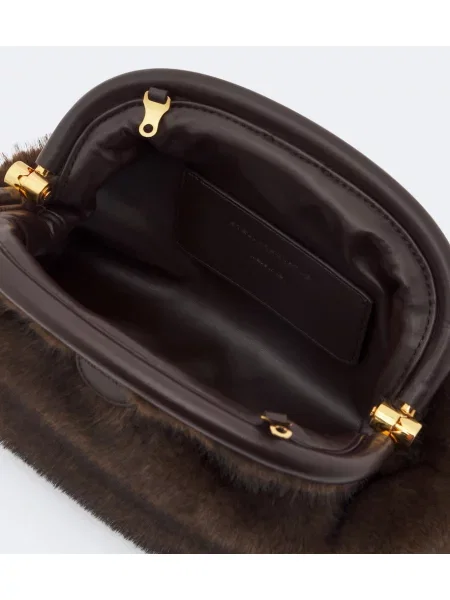 Geantă plic Stella Mccartney maro