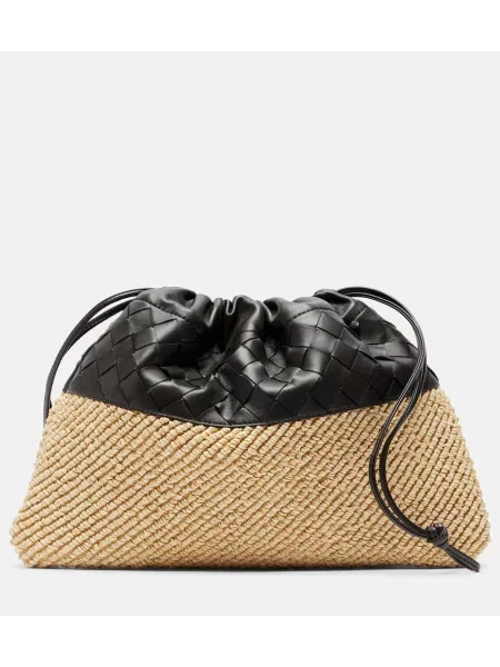 Geantă Bottega Veneta din piele bej