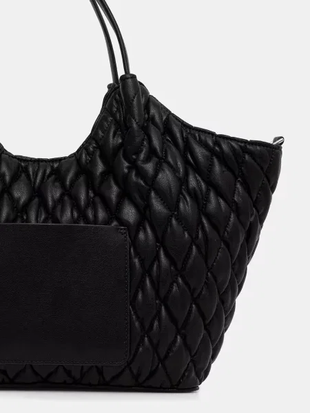 Кожаная сумка шоппер Dkny