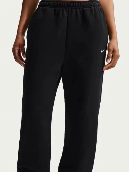 Nike Sportswear spodnie dresowe z bawełną Studio Fleece czarne