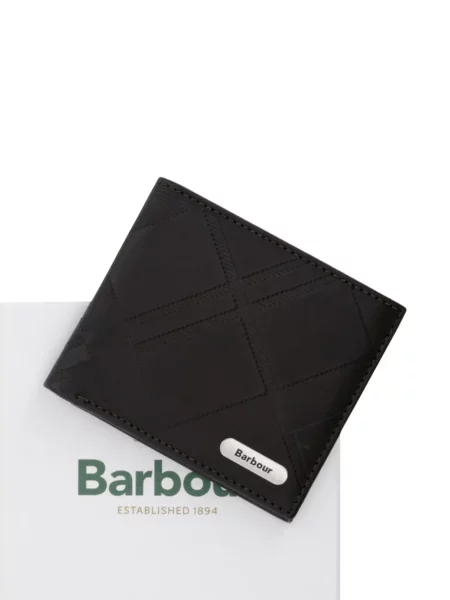 Portofel Barbour din piele negru