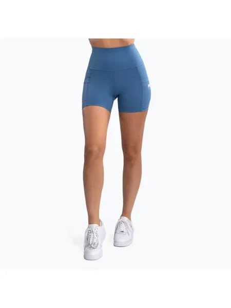 Pantaloni scurți de antrenament pentru femei Venum Essential Bike Shorts storm blue albastru
