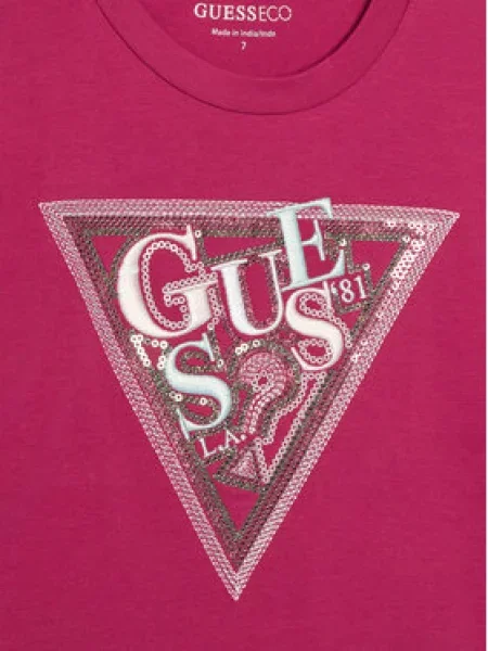 Dětské tričko Guess růžové