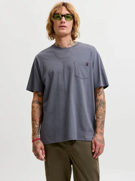 JACK & JONES Tričko JJEDover' sivá