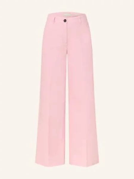 Marc O'polo Spodnie Z Marle Margo Wide rosa różowe