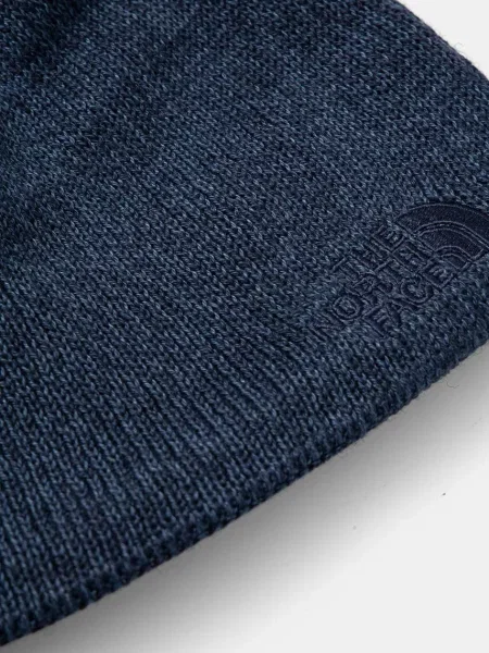 Шапка з домішкою вовни The North Face Jim Beanie синій
