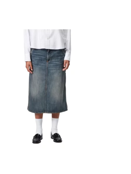 Carhartt Wip Spódnice Kobieta M Spódnica Single Knee niebieski