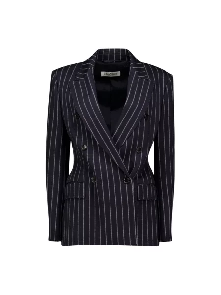 Marynarka Max Mara wełniana niebieska