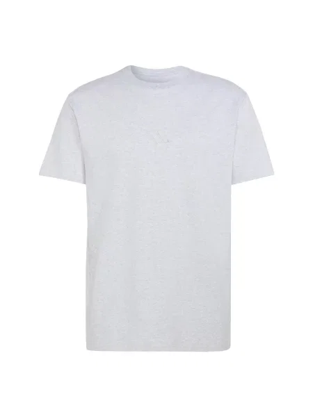 Μελανζέ πουκάμισο Adidas Sportswear με αυτόγραφο γκρι