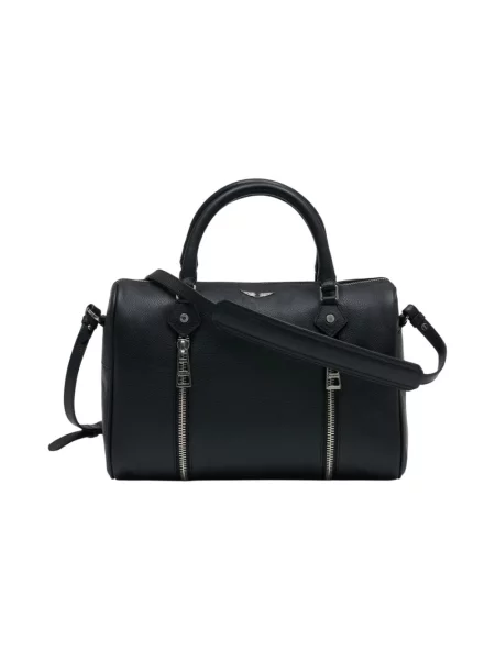 Torebka crossbody Zadig & Voltaire skórzana czarna
