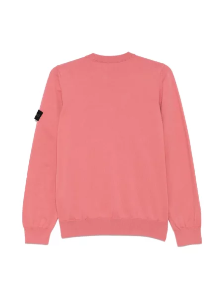 Sweter dziecięcy Stone Island różowy