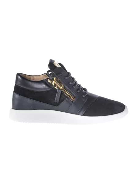 Sneakersy Giuseppe Zanotti z logo czarne