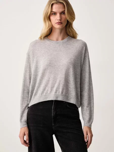 Zadig&Voltaire pulover pentru femei din cașmir SWAPY gri