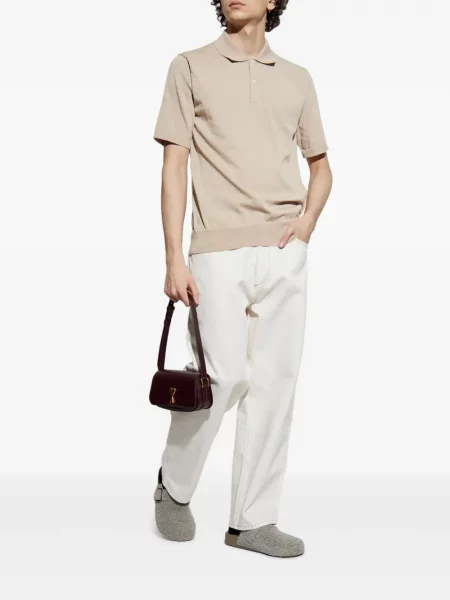 Поло тениска Comme Des Garçons Shirt кафяво