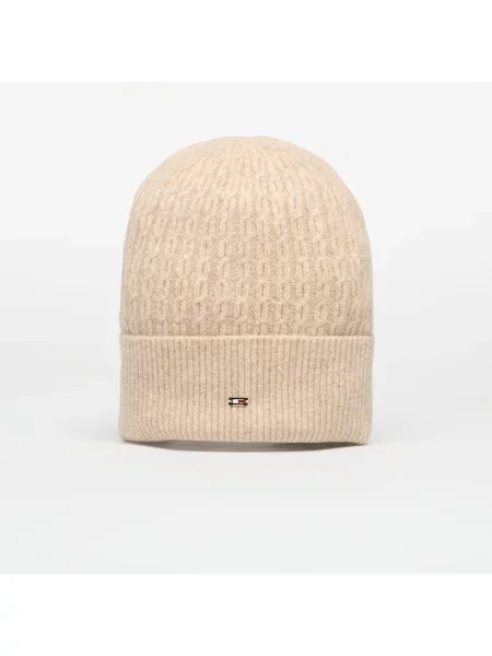Tommy Hilfiger Σκούφος Th Cable Enamel Flag Καφέ χακί