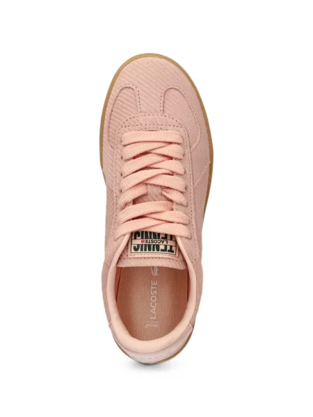 Sneakerși Lacoste cu autograf roz