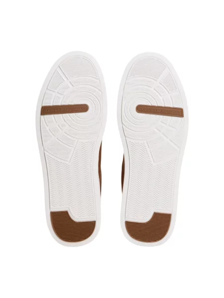 Sneakersy Tommy Hilfiger zamszowe brązowe