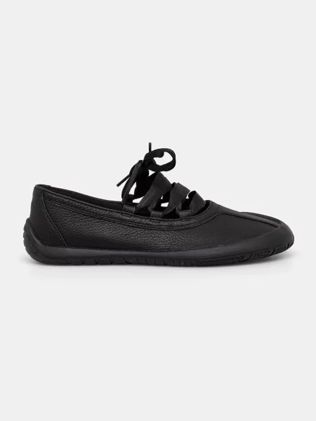 Camper balerini din piele Peu Path+ negru