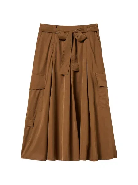 Fustă midi Twinset maro