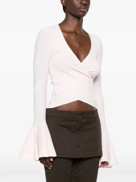 Pulover Jacquemus evazat roz