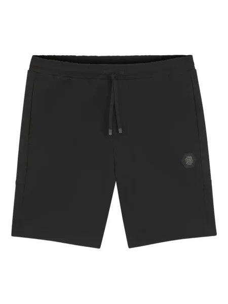 Pantaloni scurți Boss cu cordon negru
