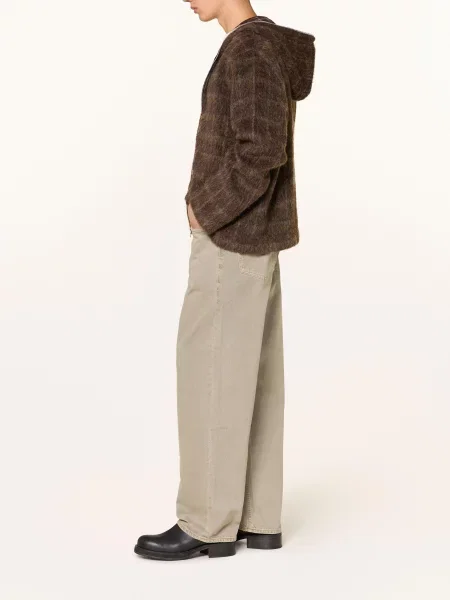 Agolde Džíny Fusion Baggy Tapered Fit wic wicker md wsh grey šedé